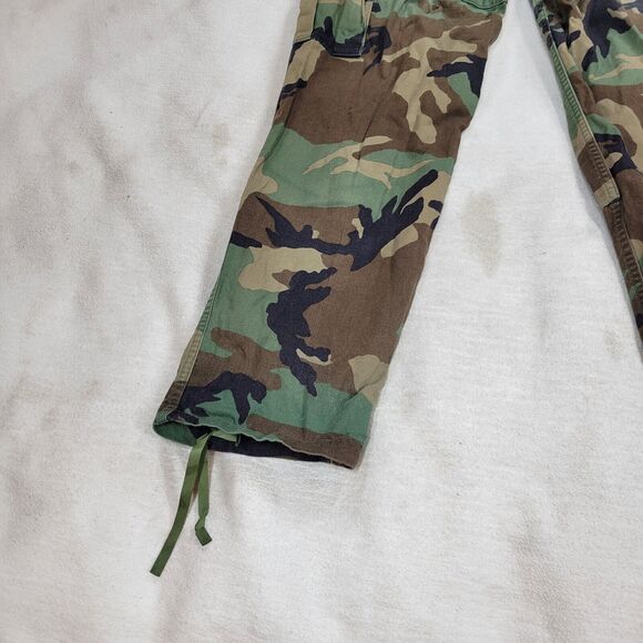 Military Pants Mens Sz M US Army Woodland Camo Liner Cold Y2k Gorpcore Grunge - Picture 11 of 15